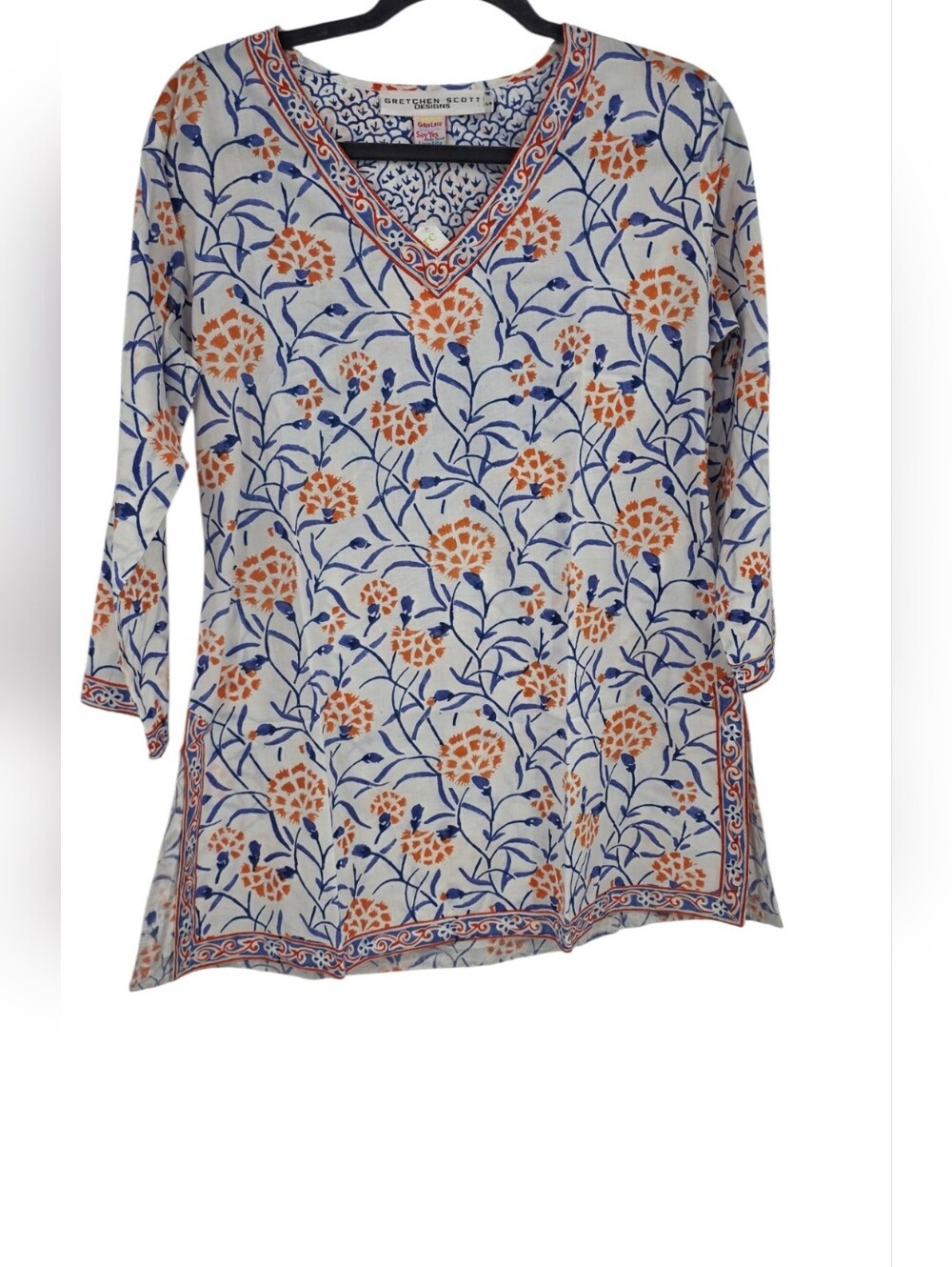 New‎ Gretchen Scott Floral Tunic Small
